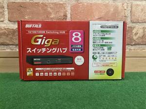 LSW4-GT-8NS/BK BUFFALO 箱付き ＠ 中古 GIGA 10/100/1000M スイッチングハブ ８ポートモデル 動作確認済み