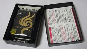 TRIBAL トライバル ブラック/ゴールド ZIPPO 展示未使用品