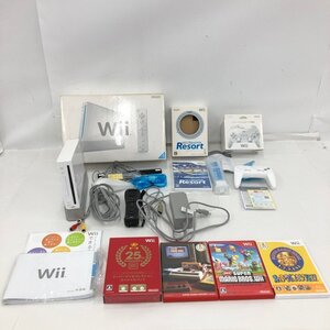 任天堂　Wii 本体　RVL-001　付属品、箱有り　ソフト　おまとめ　通電〇【DAAT4024】