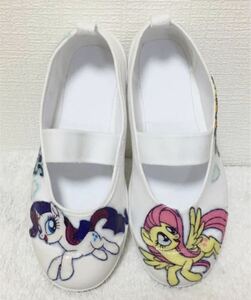 上履き　マイリトルポニー　19cm　女の子　上靴　 my little pony デコパージュ　ハンドメイド　