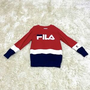 ★FILA フィラ トレーナー トリコカラー 120cm★