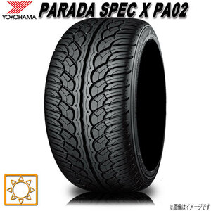 サマータイヤ 新品 ヨコハマ PARADA SPEC X PA02 パラダ 255/30R24インチ 97V 1本