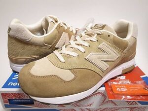 【送料無料 即決】BEAMS x NEW BALANCE CM1400BB 27.5cm US9.5新品ビームス 40周年記念コラボ別注限定 マルチ 左右非対称 ベージュスエード