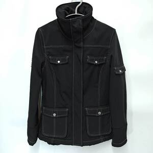 【中古】Goode Rider GR 厚手 ライダース ジャケット S ブラック 16063 レディース 乗馬 馬術