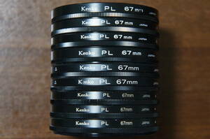 【580円/枚】[67mm] Kenko PL 偏光フィルター