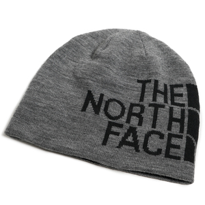 【新品本物 USA購入】THE NORTH FACE ノースフェイス■ REVERSIBLE BEANIE ■ Mグレー ■リバーシブル ニットキャップ ビーニー 海外限定