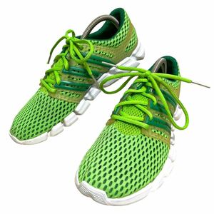 ※YM2 adidas アディダス ランニングシューズ クレイジークール グリーン メッシュ 軽量 G97667 25.5cm