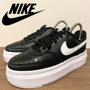 NIKE W COURT VISION ALTA LTRナイキ コート ビジョン アルタ ブラックDM0113-002 レディース ローカットスニーカー 22cm 