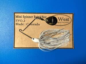 Evo.2-134 GoWest ミニスピナーベイト1/8oz（Colorado Blade）DECOY＃２Gold