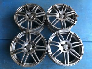 ENKEI TUNING サイズ　17x7J OFF40 H4 PCD100 ハブ径約56mm 4本セット　傷汚れあり　画像でご判断