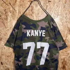 （XL相当）Kanye West（カニエ・ウェスト）改めYe（イェ）迷彩Tシャツ