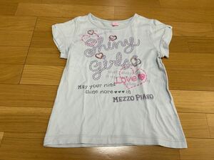 メゾピアノ 半袖Tシャツ　140センチ サイズS トップス　キッズ　ジュニア　子供服　女の子女子　 mezzopiano