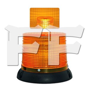 送料無料.. イエロー LED ライト ハザード 多モード ストロボ/フラッシュ/警告灯 パトロール 点滅 除雪車 トラック 建設機械 工事現場 1個