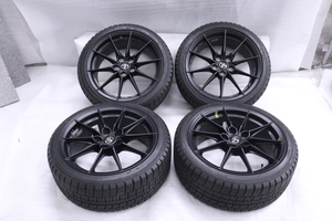 44-440★美品/スタッドレス★BBS製★GXPA16 GRヤリス タイヤホイールセット4本 235/40R18 18×8J 5穴 PCD 114.3 45 トヨタ 鍛造 (KK)