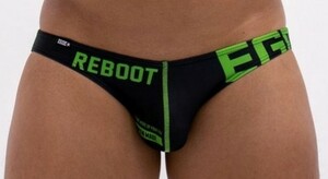 送料無料 新品 未使用 ★☆ EGDE ☆★（エッジ） REBOOT スーパーロウライズ ビキニパンツ ブラック系 Ｍ