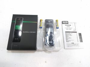 ◇未使用保管品 TANITA ALCOHOL CHECKER タニタ アルコールチェッカー HC-310 ブラック 1003-8A @60◇