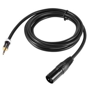 [UTK Usagi To Kame] マイクケーブル 3.8mm xlr 変換用ケーブル 2m