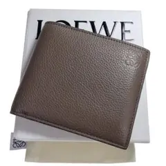 極美品　LOEWE アナグラム バイフォールド コインウォレット a561