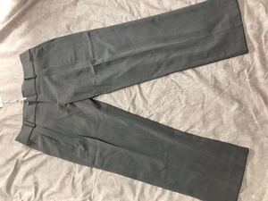 日本製 ワールド matrice 7部丈パンツ グレー色 未使用品　70s 80s 古着女子 元値13650円　くるぶしパンツ　ビジネスパンツ