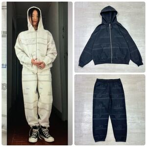 23ss 2023 Supreme シュプリーム x UNDERCOVER アンダーカバー セット アップ Zip Up Hooded Sweatshirt & Sweatpant SCAB 風柄 スウェット