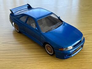 フジミ 湾岸ミッドナイトシリーズ No.4 1/24 日産 スカイライン GT-R (R33) RGO プラモデル 完成 ジャンク