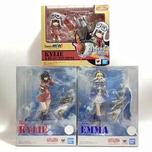 未開封 荒野のコトブキ飛行隊 フィギュア 3点 フィギュアーツミニ キリエ＆隼一型(キリエ仕様) + フィギュアーツZERO キリエ + エンマ