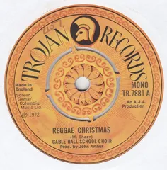 英7" Gable Hall School Choir Reggae Christmas TR7881 Trojan Records /00080