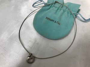 キングラム[12] TIFFANY&CO. ティファニー ワイヤー ハート SV925 シルバー レディース ネックレス 030@T60 ★送料無料