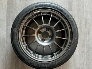 エンケイ　ENKEI RC-T5 7J 16インチ 4/100 +42 ダークシルバー　、ポテンザRE-71RS 195/50R16