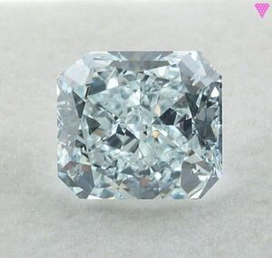 2.94 ct FANCY GREENISH BLUE SI1 GIA CUT CORNERED RECTANGULAR DIAMOND ダイヤモンド ルース