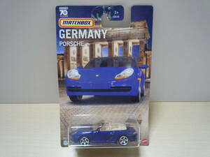 T1597 ★新品★ マッチボックス ポルシェ 911 カレラ カブリオレ ミニカー ドイツ MATCHBOX PORSCHE 911 CARRERA CABRIOLET GERMANY マテル