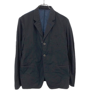 COMME des GARCONS HOMME コムデギャルソンオム 08SS バック切替コットンテーラードジャケット HA-J100 ネイビー S IT5LQQJWN4UO