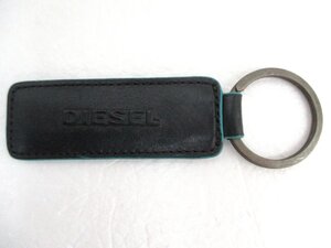 ディーゼル　キーリング　DIESEL　レザー　ブラック