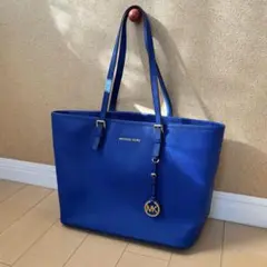 MICHAEL KORS マイケルコース トートバッグ 青 ブルー