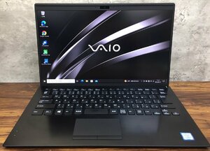 1円～ ●SONY VAIO Pro PK / Core i7 8565U (1.80GHz) / メモリ 16GB / SSD 128GB / 14型 4K (3840×2160) / Windows10 Pro 64bit