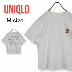 ユニクロ ディズニー Tシャツ UT 101匹わんちゃん 半袖 ホワイト Mサイズ UNIQLO disney ティーシャツ トップス