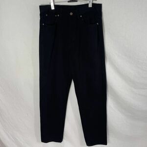 BASIC JEANS ブラックデニムパンツ　古着32×34 ジーパン　ジーンズ