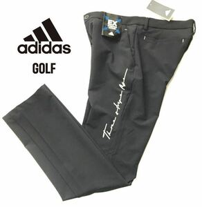 ☆009新品【ウエスト82前後】黒 adidas GOLF アディダス ゴルフ ストレッチ ワーディング　パンツ 吸汗速乾