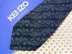 【在庫処分セール】●特売●FK9265●ケンゾー【刺繍 花 植物 柄】ネクタイ●