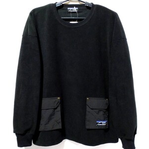 特価/未使用【サイズ=LL(XL)】RAGGED MOUNTAIN/メンズ/ボアフリース/プルオーバー/胸囲=104~112cm/black