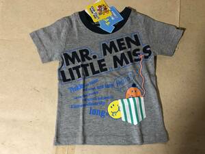 【同梱不可！】MR.MEN LITTLE MISS★ミスターメン　Ｔシャツ★９０★グレー★吸水速乾★UV対策★ポケット付き