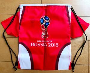 【新品】バドワイザー ユニフォーム型 ナップザック FIFA ロシア ワールドカップ リュック スポーツバッグ スニーカーやボールの収納に