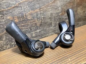 OLD MTB【 SUNTOUR XC-PRO SHIFT LEVER 】 サンツアー 7S サムシフター 前後セット 中古品 検) Vintage 当時物 