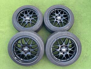 ◆ 希少！BBS RX RX204 ◆17x8J+38/PCD:120 /5穴◆4本 MICHELIN 225/45ZR17 BMW 3シリーズ 1シリーズ等