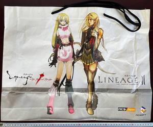 LINEAGE Ⅱ リナージュ２ The Blood Pledge NCSOFT JAPAN 大型紙袋