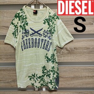 DIESEL（ディーゼル）半袖Tシャツ S ライトグリーン（Ju1）■ネコポス発送！③