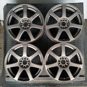 管理番号：A6-120【4本価格】【17x7J 5x100 ET+47 ハブ60】WORK EMOTION XT7・レガシィ等・店頭引取可能・適格請求書発行可能