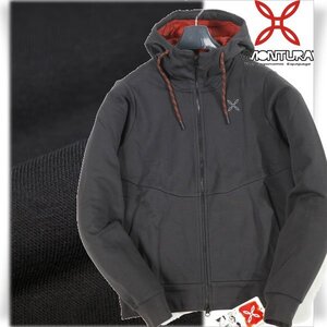 新品1円～★定価1.9万 MONTURA モンチュラ メンズ 保温フリース ストレッチコットンパーカー S KAROK SWEATER フードブルゾン◆M1528◆