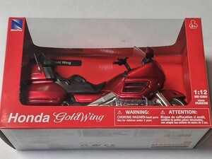 青島文化教材社 NewRay 1/12完成品バイク HONDA ゴールドウイング2010 レッド 【未開封新品】【送料無料】