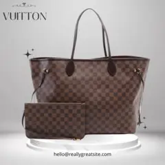 LOUIS VUITTON ヴィトン ダミエ ネヴァーフルMM　トートバッグ